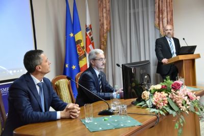 arin Bauer – Doctor Honoris Causa și Marc Schaan – Profesor Asociat al USMF „Nicolae Testemițanu”