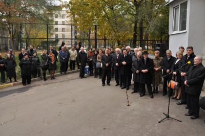 Dezvelirea basoreliefului Eugen Popuşoi