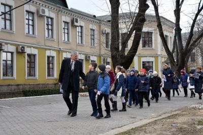 Elevi în vizită la Universitate