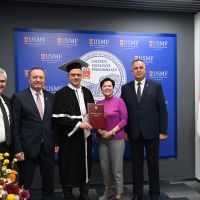 Doctor Honoris Causa of “Nicolae Testemitanu” University title awarding to Emeritus Professor Dan Lucian Dumitrascu 